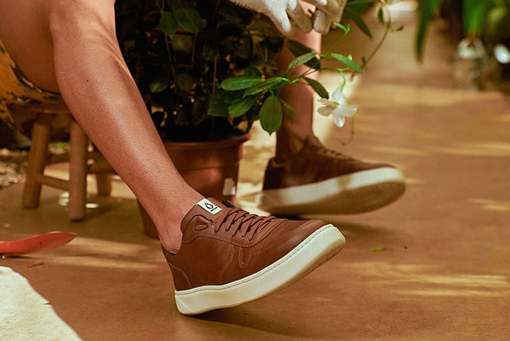 Sneaker 645 by Ahimsa - cognac