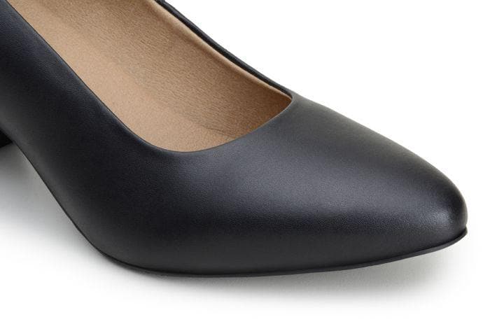 'Bianca' vegan women's heel by Ahimsa - black - Vegan Style