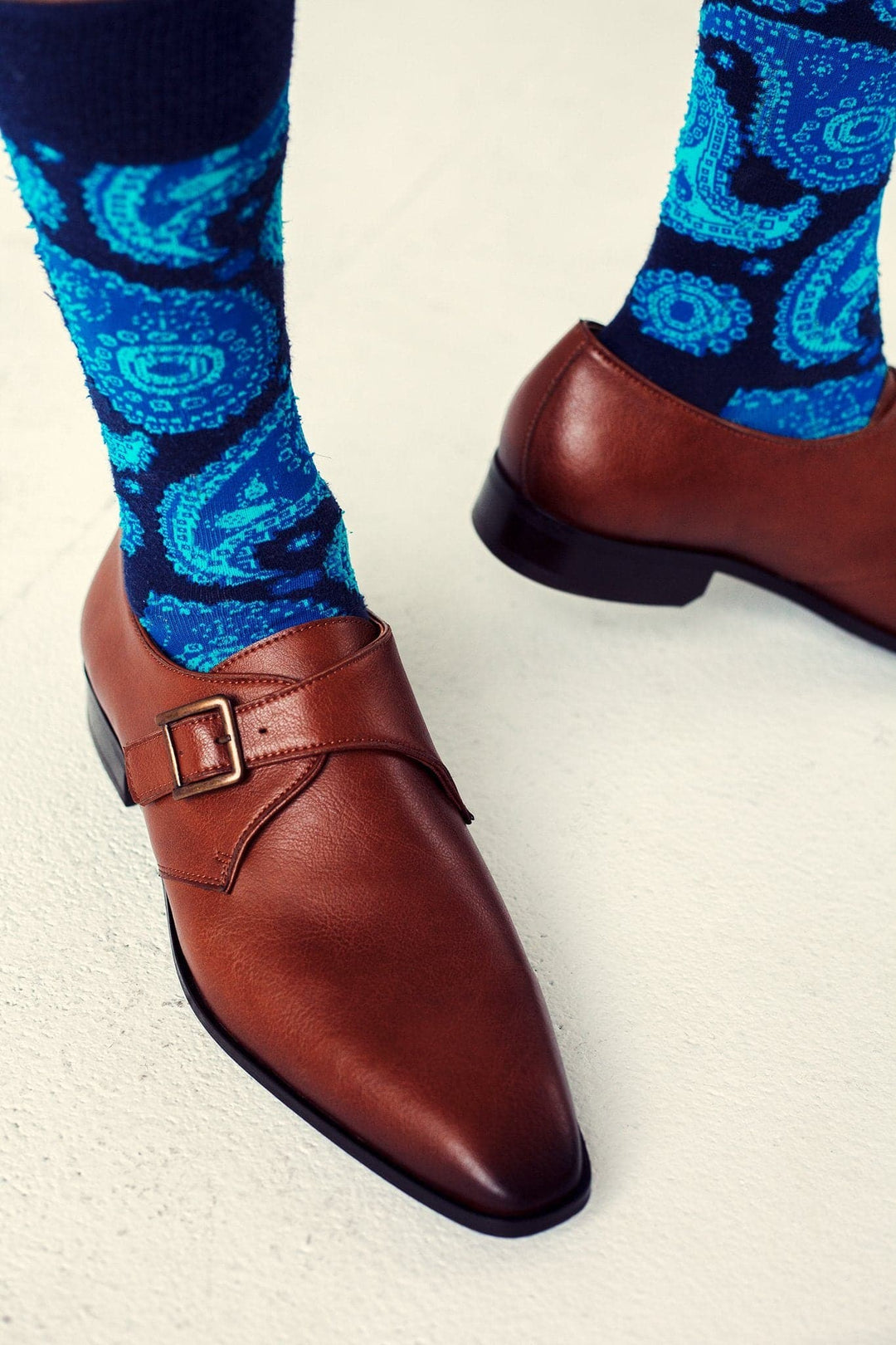 'Pierre' - vegan monk shoe in chestnut by Zette Shoes - Vegan Style