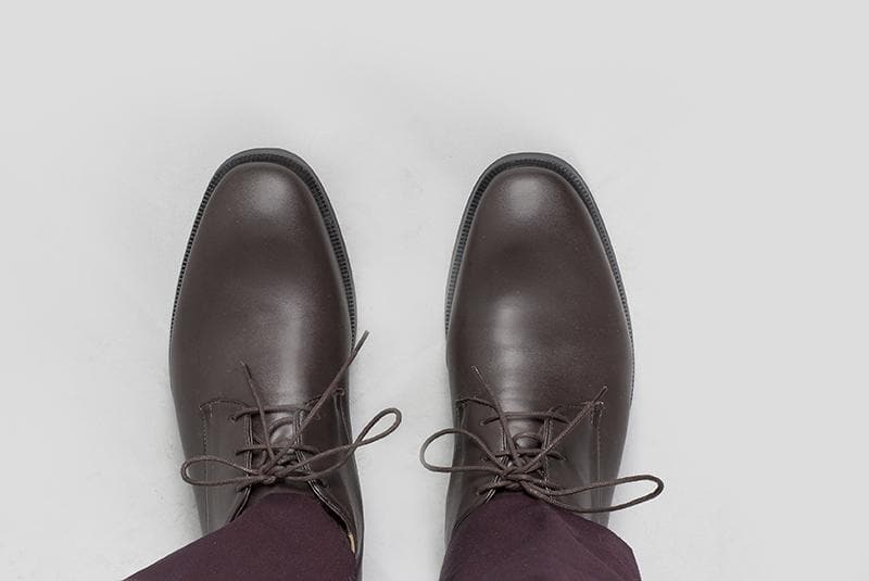 'Edward' Men's classic shoe  by Ahimsa - espresso - Vegan Style