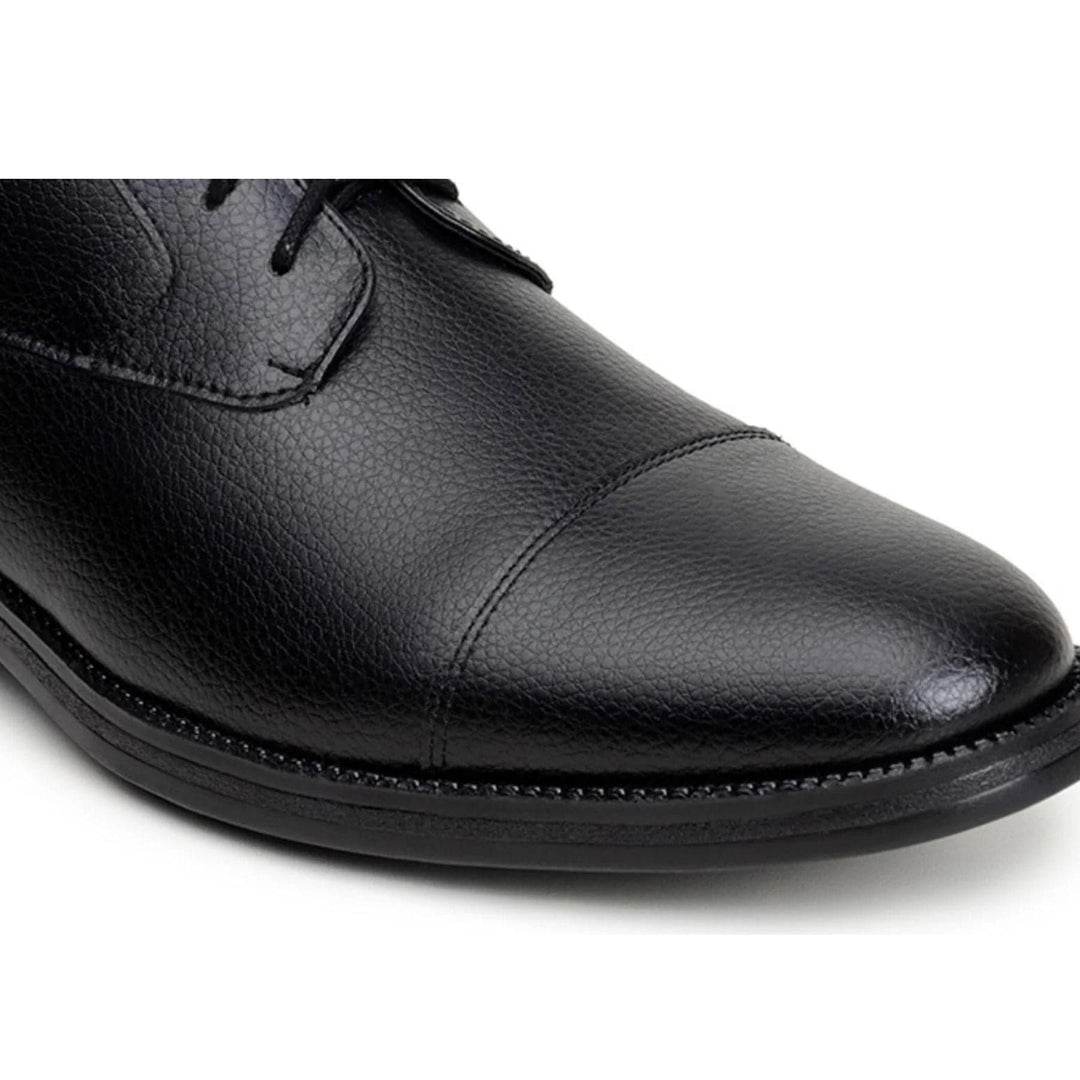 'Vellerti' classic vegan leather lace-up boot by Vincente Verde -  black