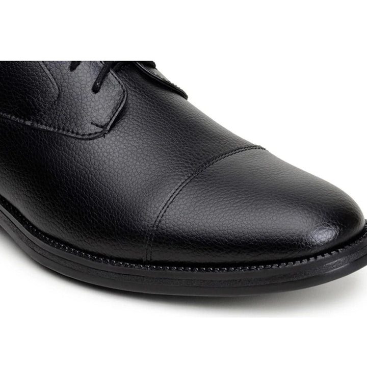 'Vellerti' classic vegan leather lace-up boot by Vincente Verde -  black