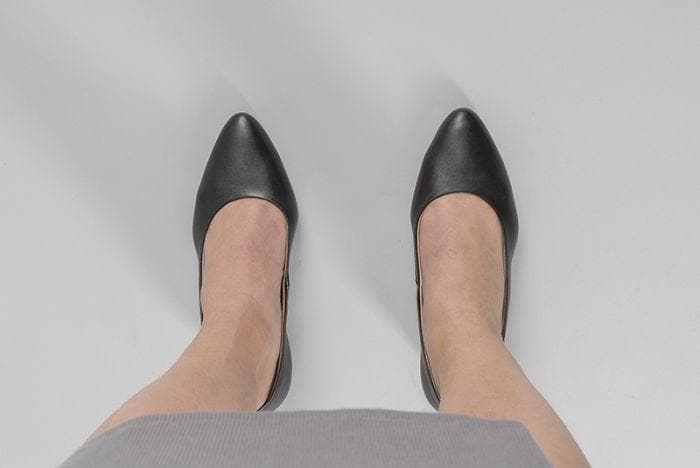 'Bianca' vegan women's heel by Ahimsa - black - Vegan Style