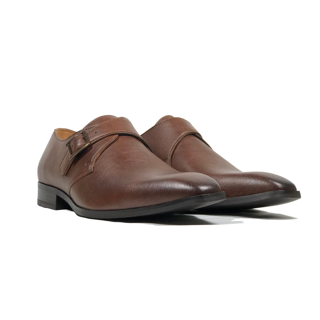 'Pierre' - vegan monk shoe in chestnut by Zette Shoes - Vegan Style