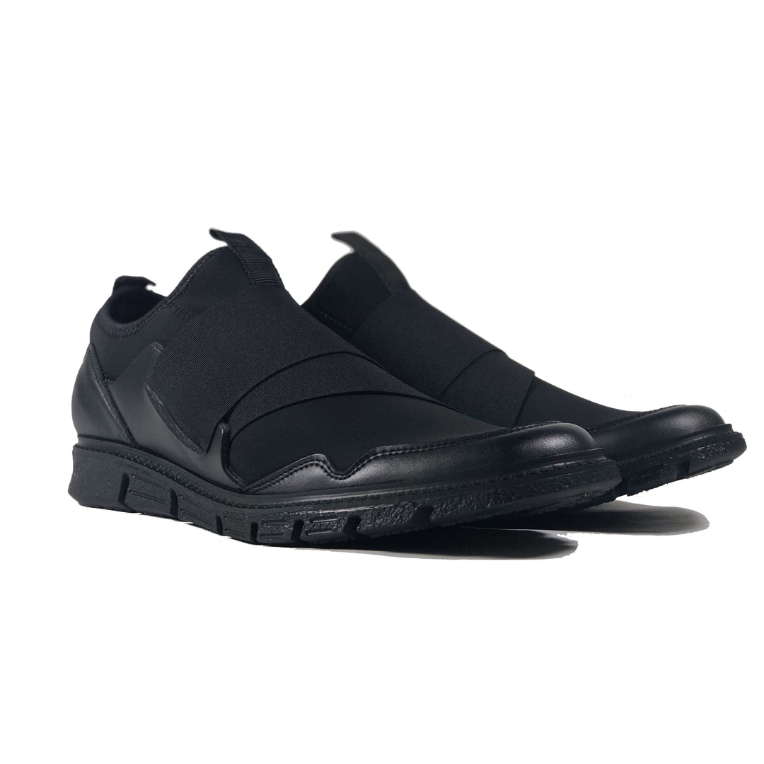 'Caspar' - men's vegan sneaker by Zette Shoes - black - Vegan Style