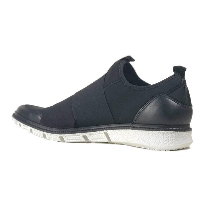 'Caspar' - men's vegan sneaker by Zette Shoes - black with white sole - Vegan Style