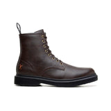 'London 2' matte espresso vegan lace-up boot by King55