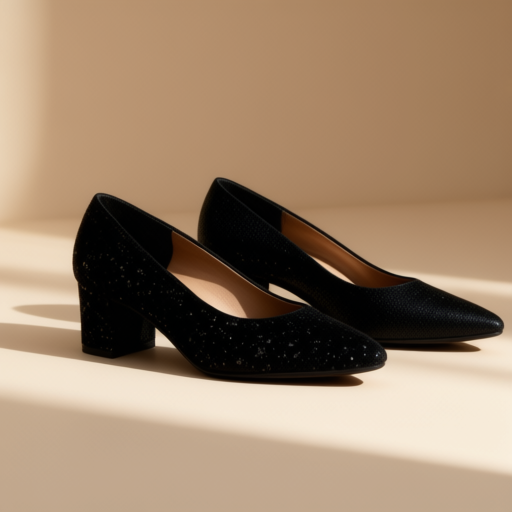 Women's low-heels, black EU 37