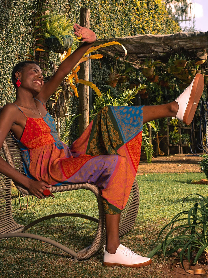 'Andy' vegan unisex sneaker by Ahimsa - white