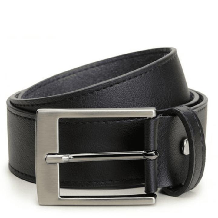 Casual vegan belt by Ahimsa - black/espresso/tan