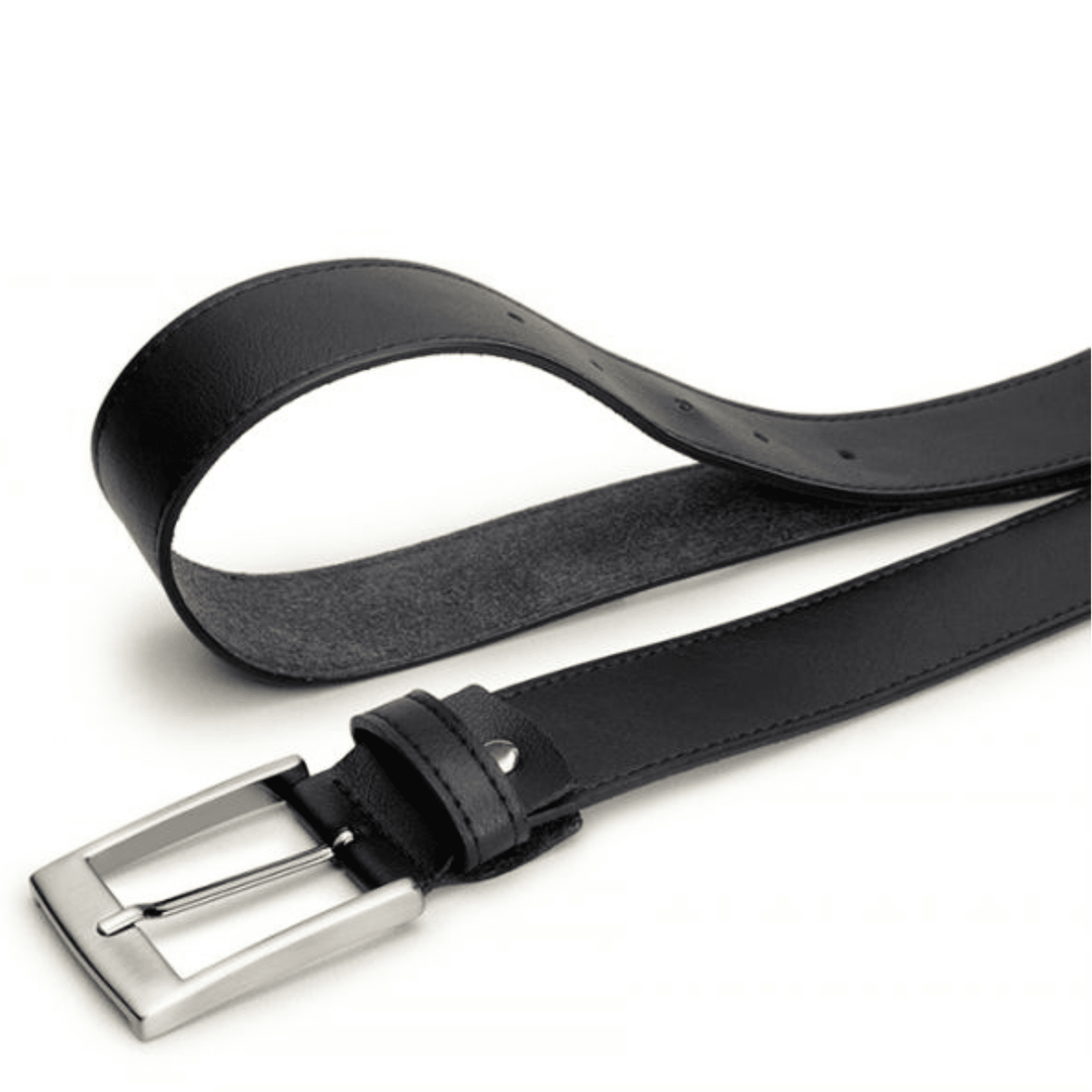 Casual vegan belt by Ahimsa - black/espresso/tan