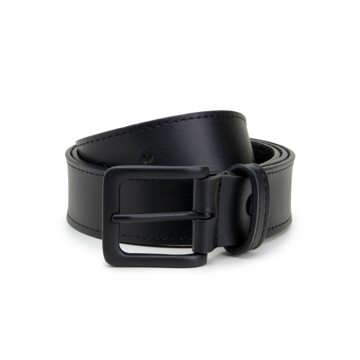 'Conor' men's vegan leather belt Zette - black