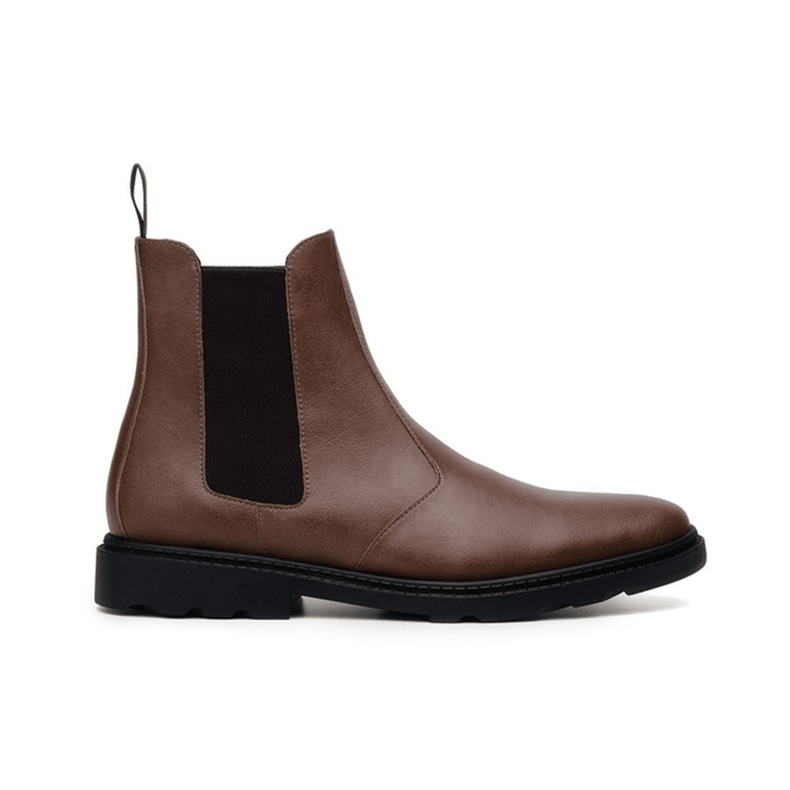 'Work Chelsea' Unisex Chelsea vegan boots by Ahimsa - cognac