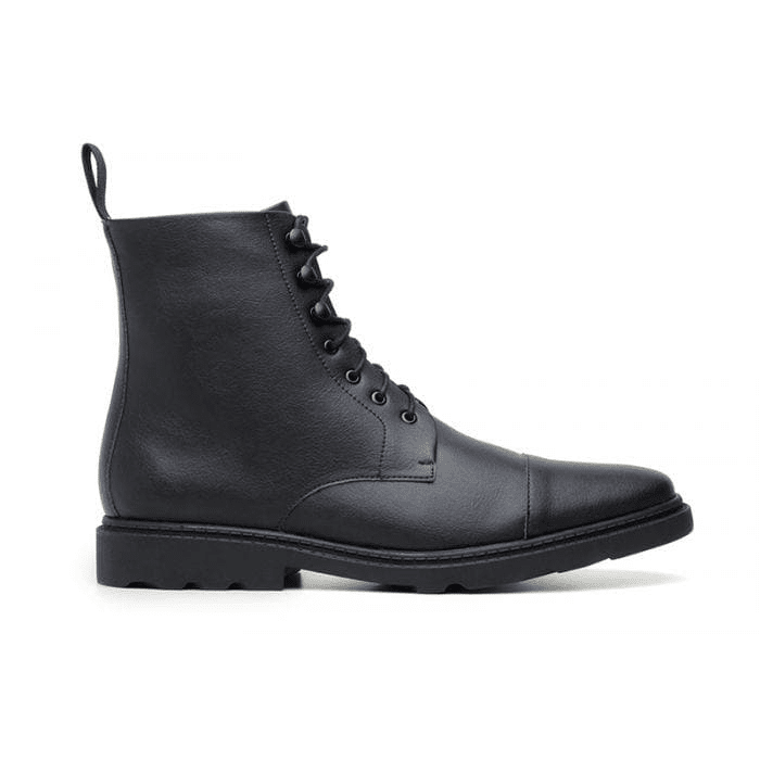 'Work Boot 2.0' Vegan Lace-Up Boot by Ahimsa - Black