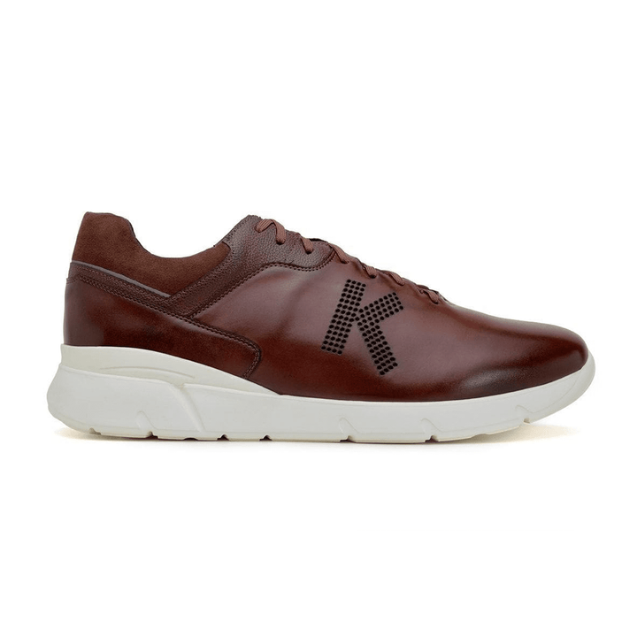 'Jogger' vegan lace-up sneaker by King55 - cognac