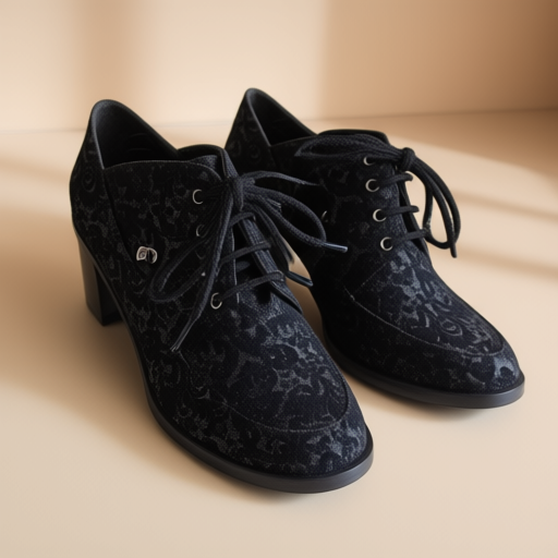 Women's mid-heel lace-up oxford, size EU 37