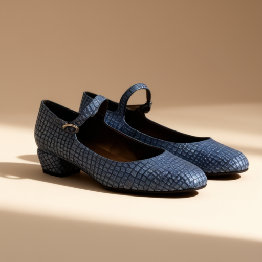 Women's Mary-Jane', blue EU 37