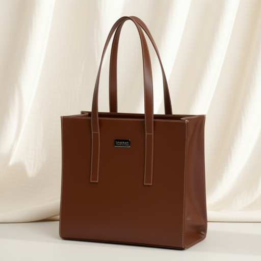 Henrietta - cognac tote-style handbag