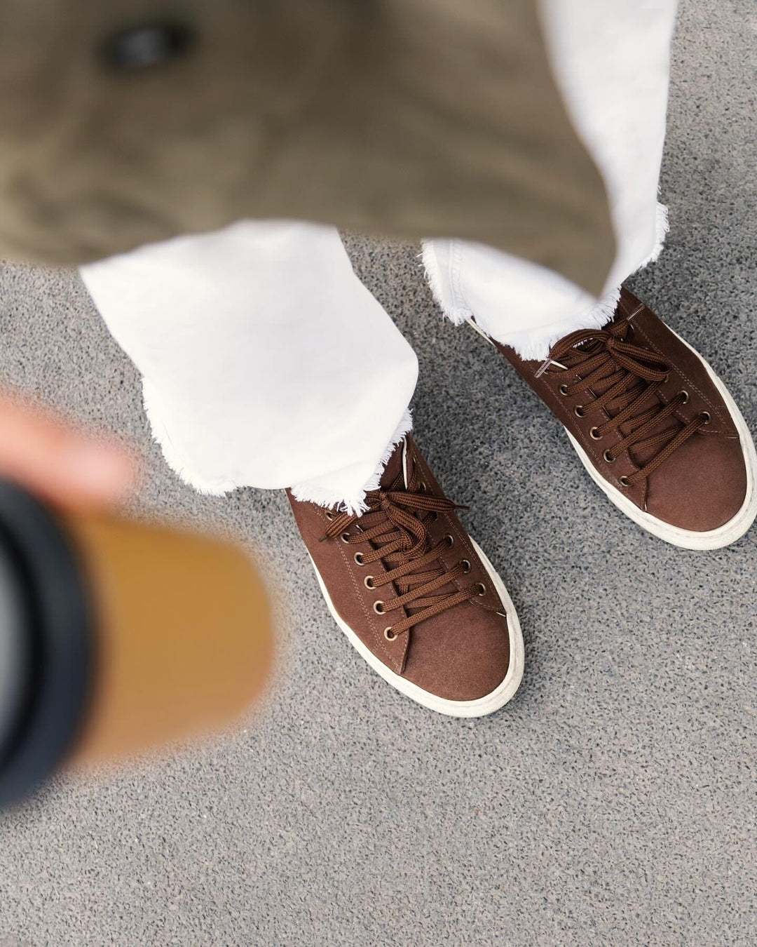 Vegan suede sneaker G1 by Solari Milano