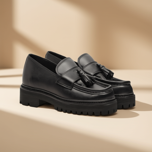 Men's loafer, black  size EU 45