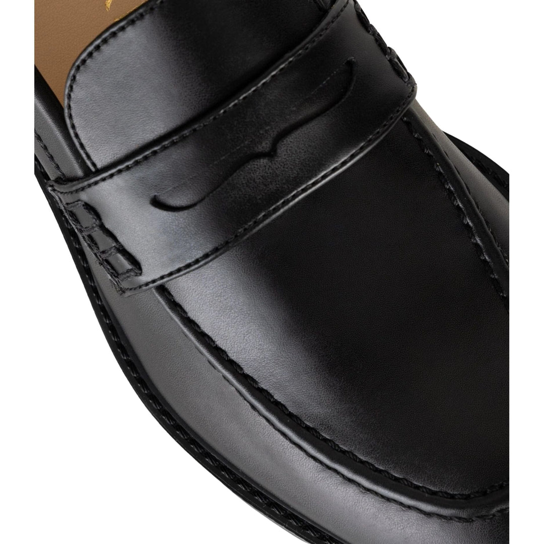 Women's vegan loafer by Solari Milano - black or brown