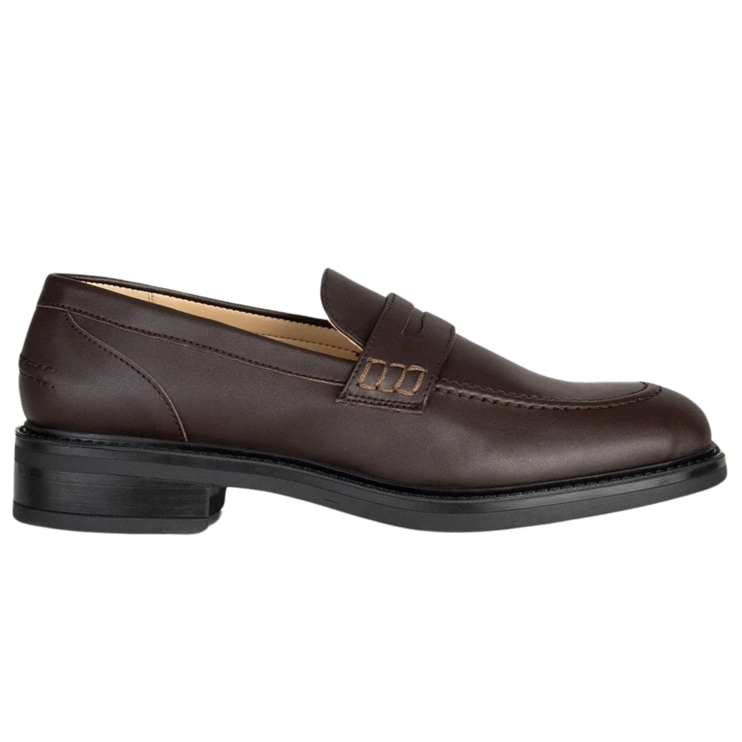 Women's vegan loafer by Solari Milano - black or brown