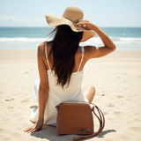 'Camille' handbag by Zette - tan