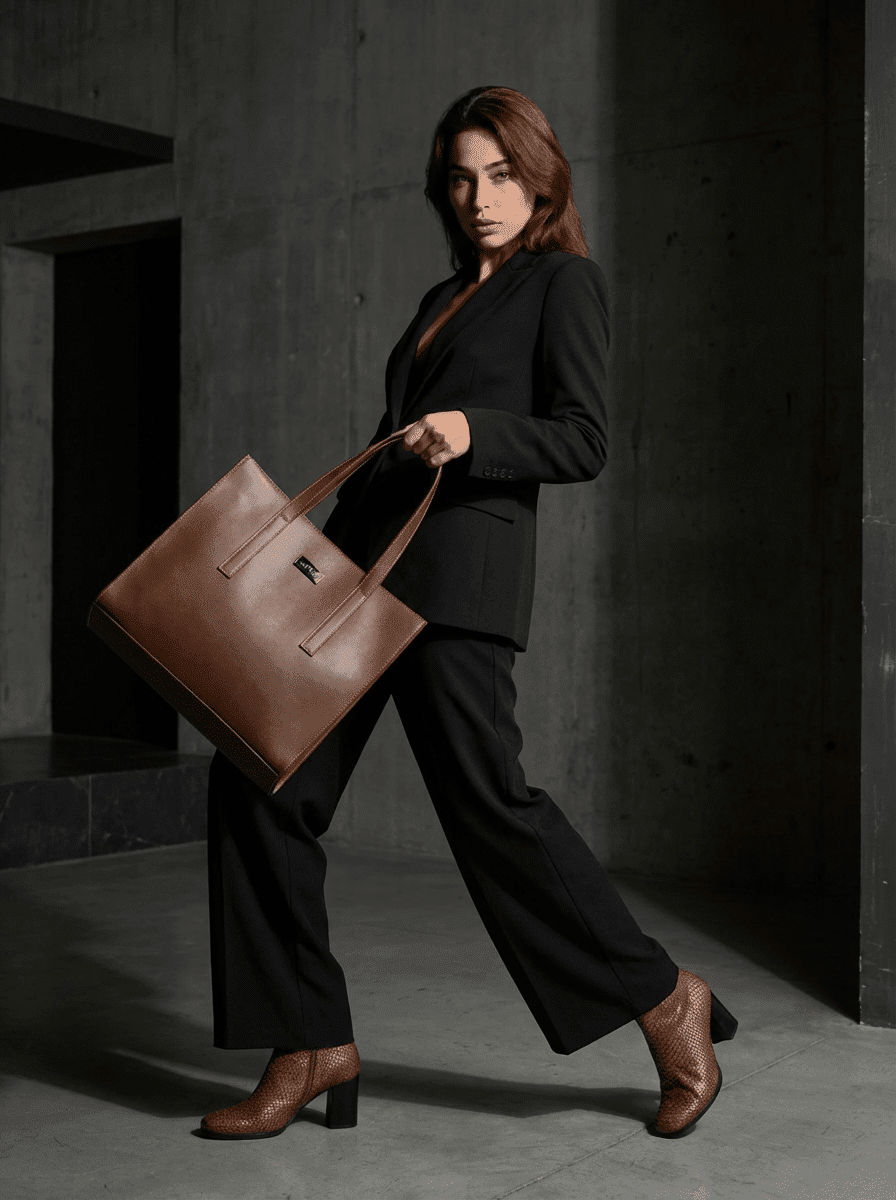 'Henrietta' classic tote bag by Zette - black