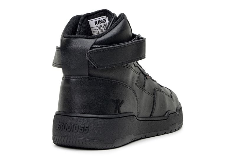 'New Paramount' vegan high-top sneaker by King55 - black