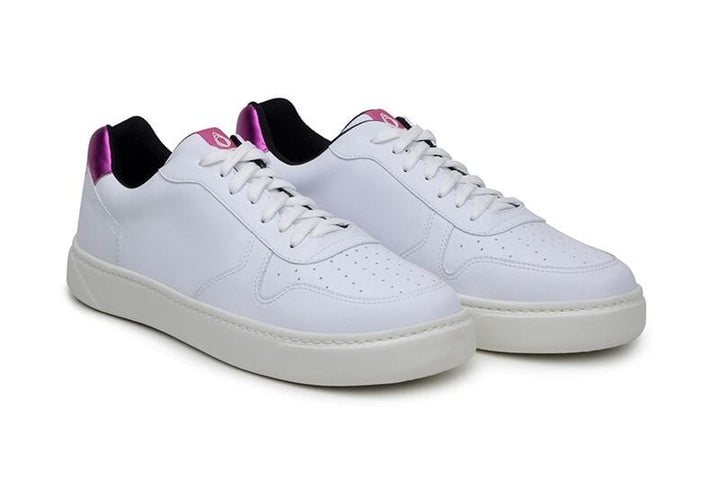 Sneaker 645 by Ahimsa - white and quartz pink