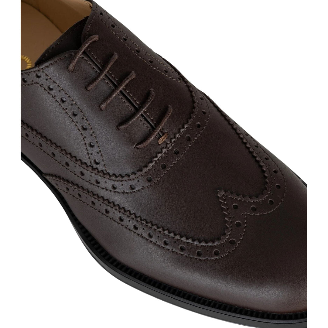 Men's vegan oxford brogue by Solari Milano - black or brown