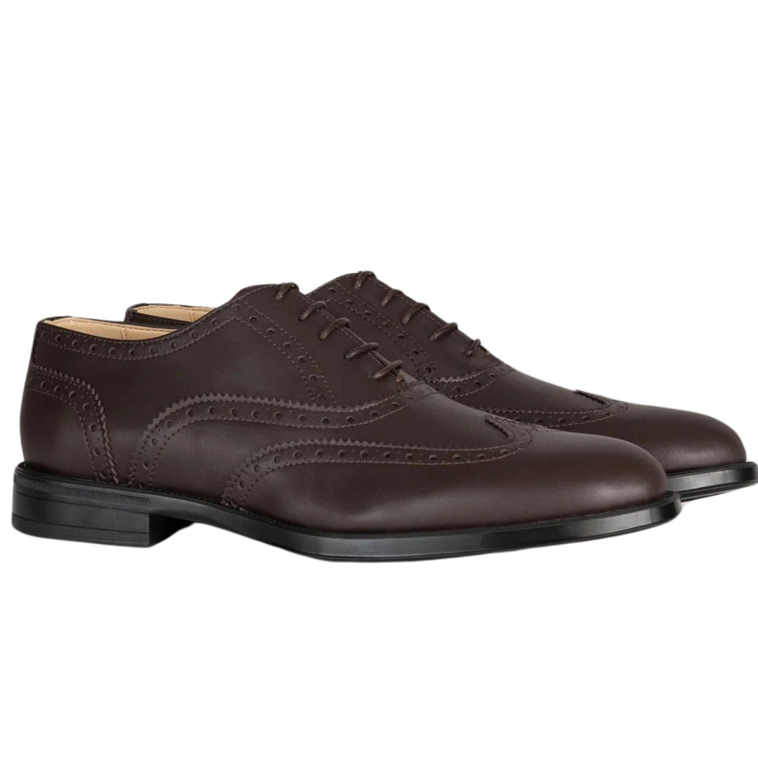 Men's vegan oxford brogue by Solari Milano - black or brown