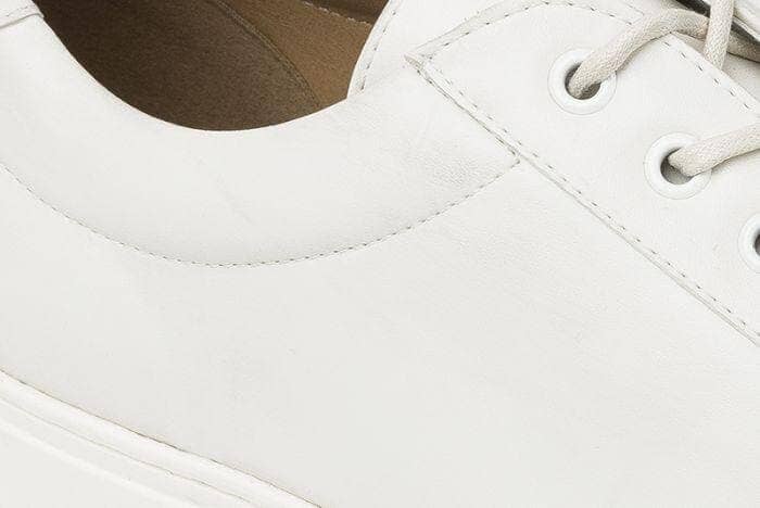 Sneaker 772 wider foot (EEE) by Ahimsa - White