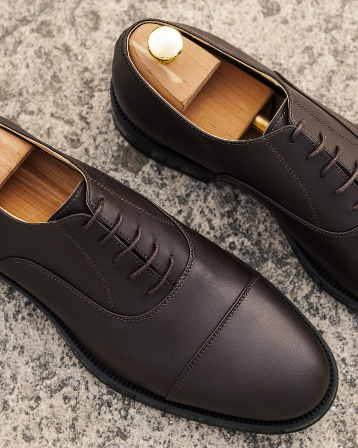 Men's vegan oxford by Solari Milano - black or brown