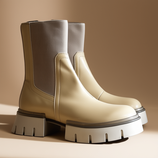 Women's cheslsea bone, light cream, size EU 37