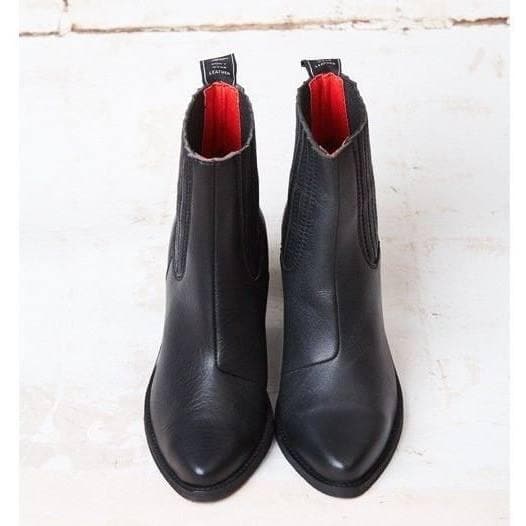 'Daisy' Vegan Ankle Boots by Good Guys - black - Vegan Style