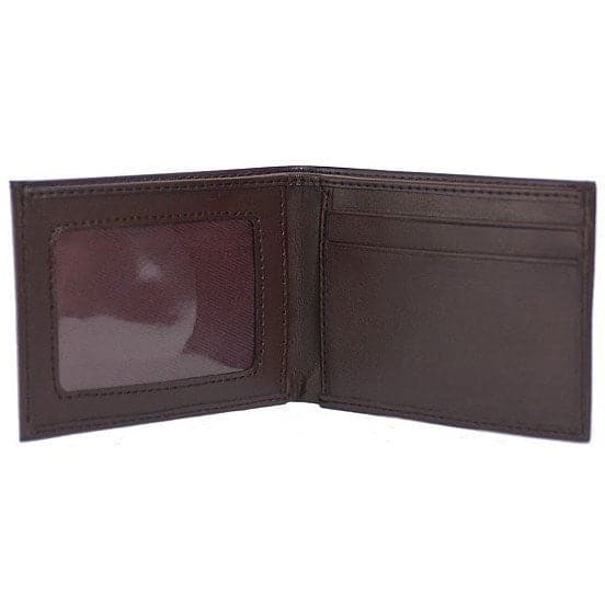 'The Compact' Bi-Fold Vegan Wallet (Brown) by The Vegan Collection - Vegan Style