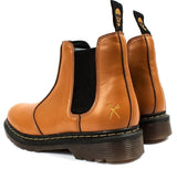 'Brick Lane' vegan Chelsea boot by King55 - brown