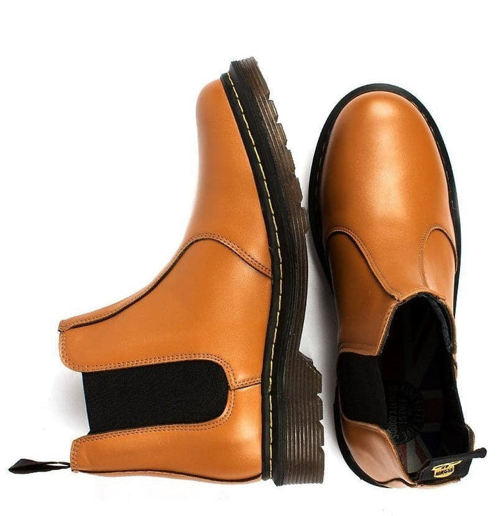 'Brick Lane' vegan Chelsea boot by King55 - brown