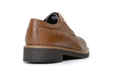 'Longwing' classic brogue in high-quality vegan leather by Brave Gentleman - tan - Vegan Style