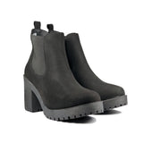 'Evie' Suede Boots by Zette Shoes - Black