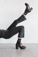 'Evie' Suede Boots by Zette Shoes - Black