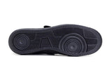 'Paramount' matte black vegan low-top sneaker with velcro straps by King55 - Vegan Style