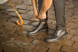 Classic vegan leather Chukka by Vincente Verde -  black - Vegan Style
