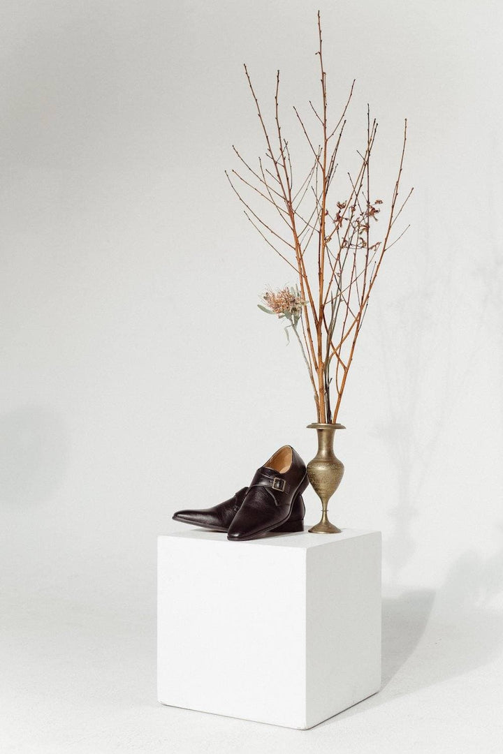 'Pierre 2' Vegan Monk Shoe by Zette Shoes - Black