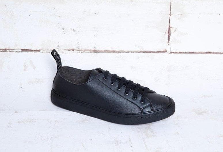 'Samo' vegan-leather sneaker by Good Guys don't Wear Leather - black - Vegan Style