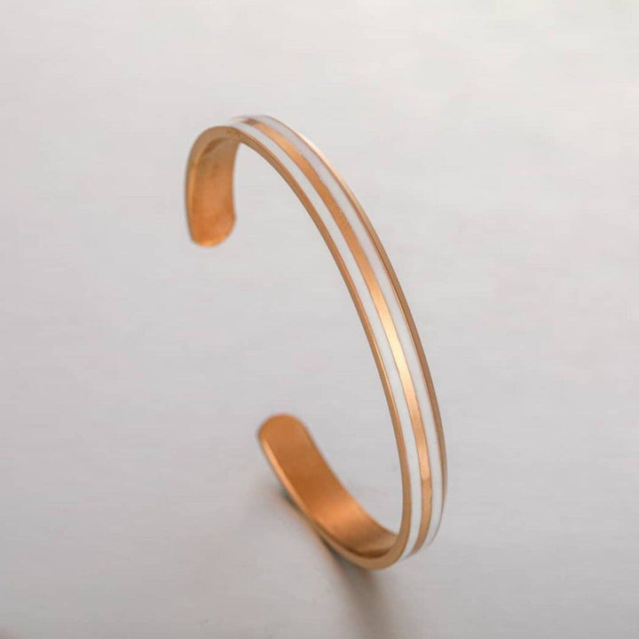 CLASSIC BRACELET - ROSE GOLD & WHITE - LA ENVIRO