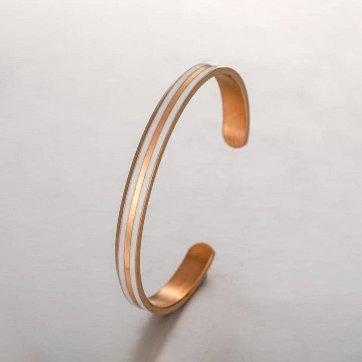 CLASSIC BRACELET - ROSE GOLD & WHITE - LA ENVIRO