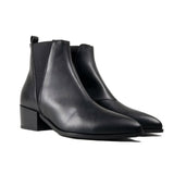 'Nerrie' vegan-leather Chelsea bootie by Zette Shoes - black - Vegan Style