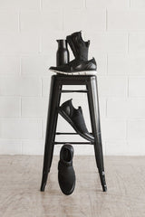 'Caspar' - men's vegan sneaker by Zette Shoes - black - Vegan Style